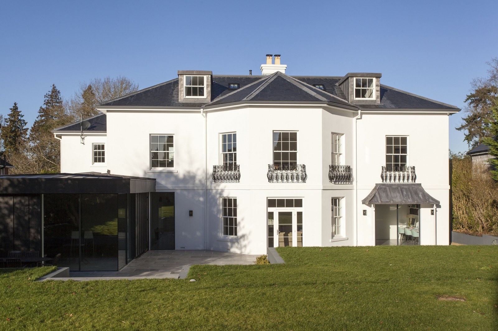 Melsetter — rear exterior, daytime